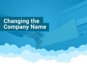 how to change your company name