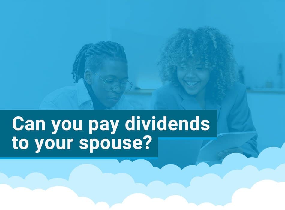 Company director looking to pay dividends to their spouse