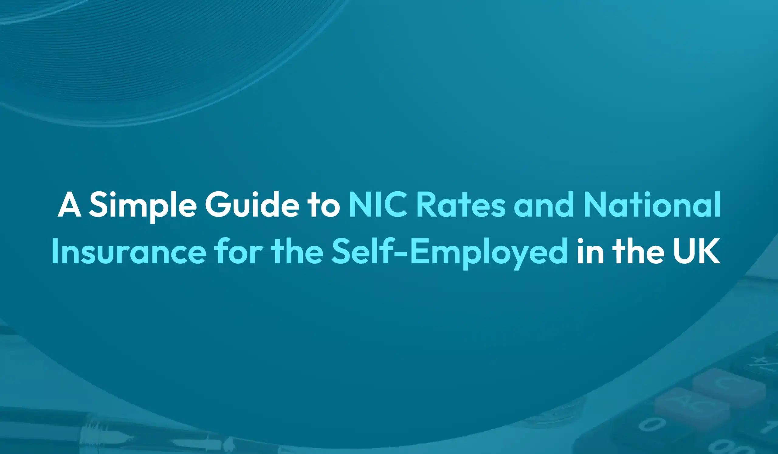 NIC Rates and National Insurance Contributions